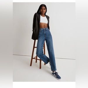 Madewell The Perfect Vintage Straight Jean in Mayfield Wash